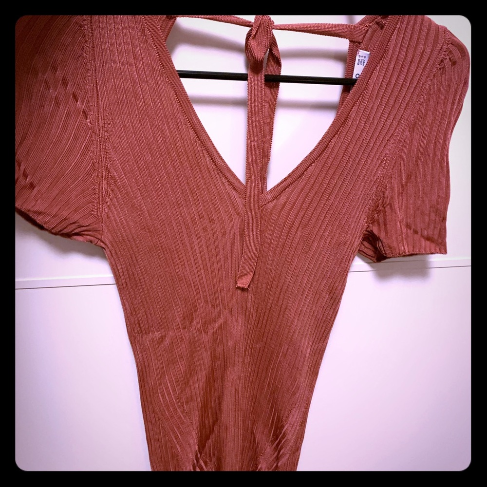 Burnt Rust slinky top